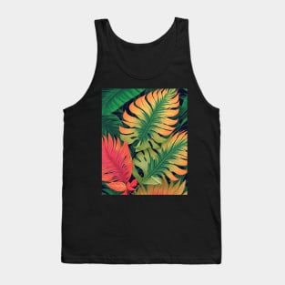 Tropical Leaves Tank Top